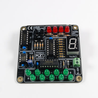 BCD Counter PCB Kit - Mixed Signal Development