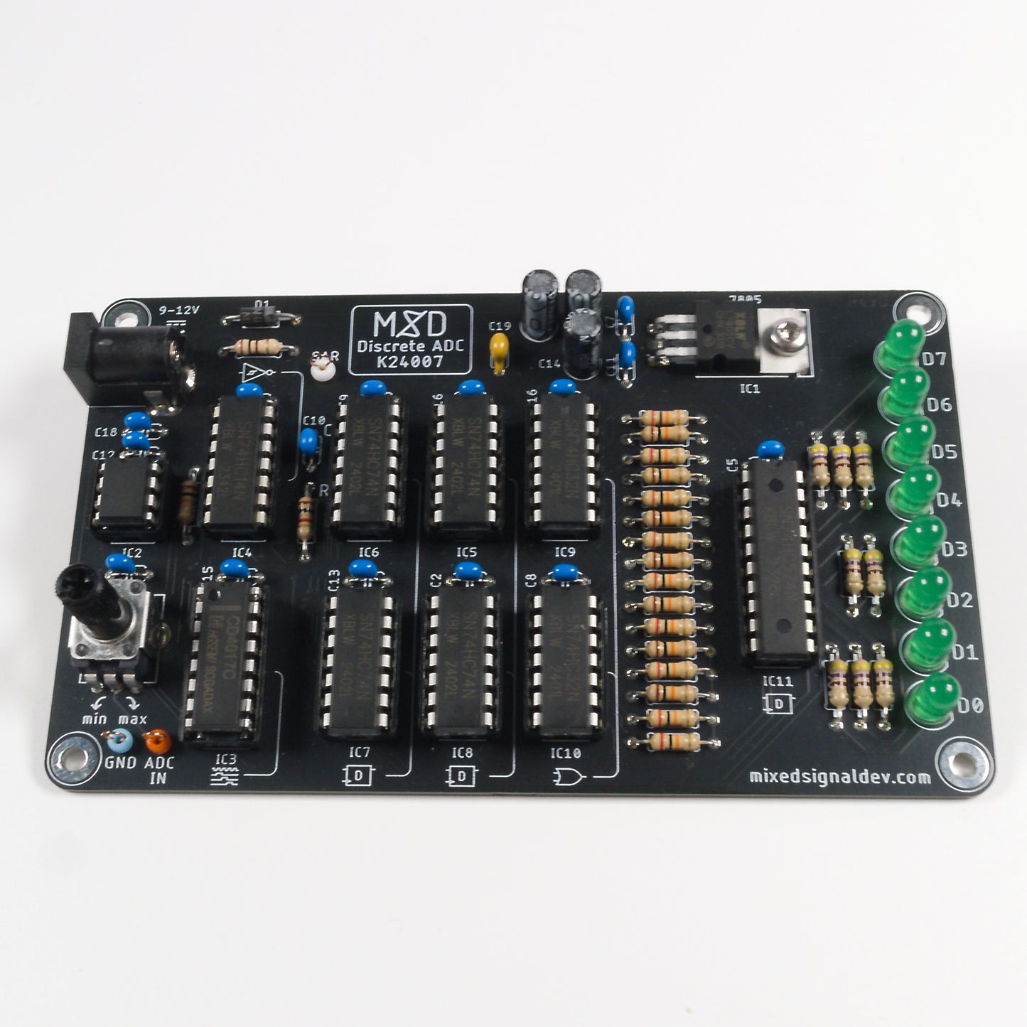 Discrete ADC DIY Kit - Mixed Signal Development