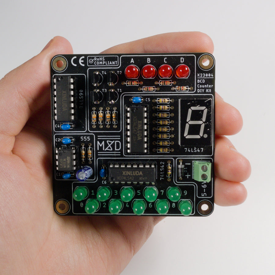 BCD Counter PCB Kit - Mixed Signal Development