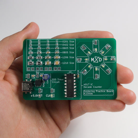 Soldering Practice PCB Kit - Mixed Signal Development