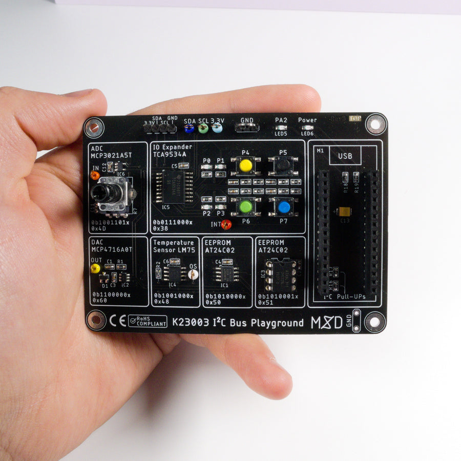 I2C Bus Playground DIY Kit - Mixed Signal Development