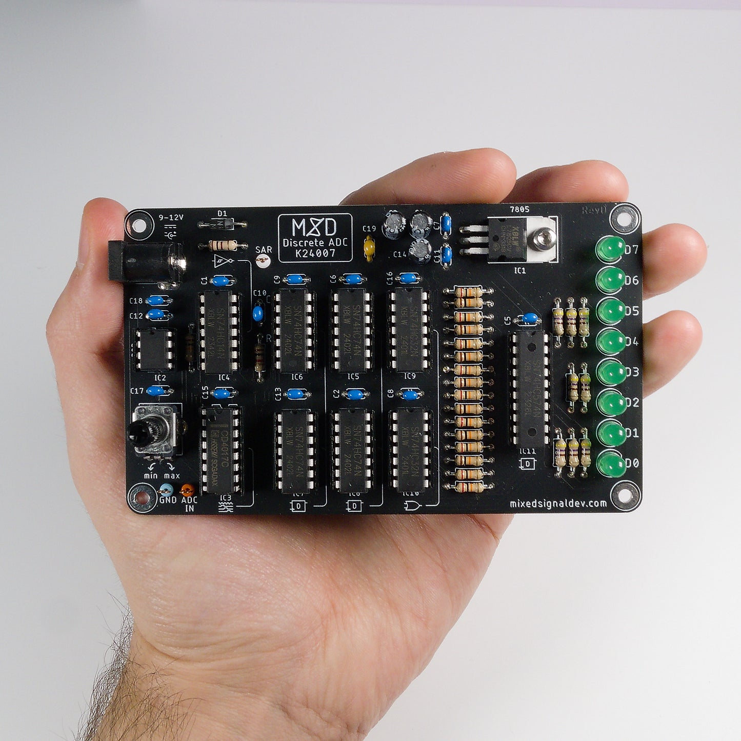 Discrete ADC DIY Kit - Mixed Signal Development