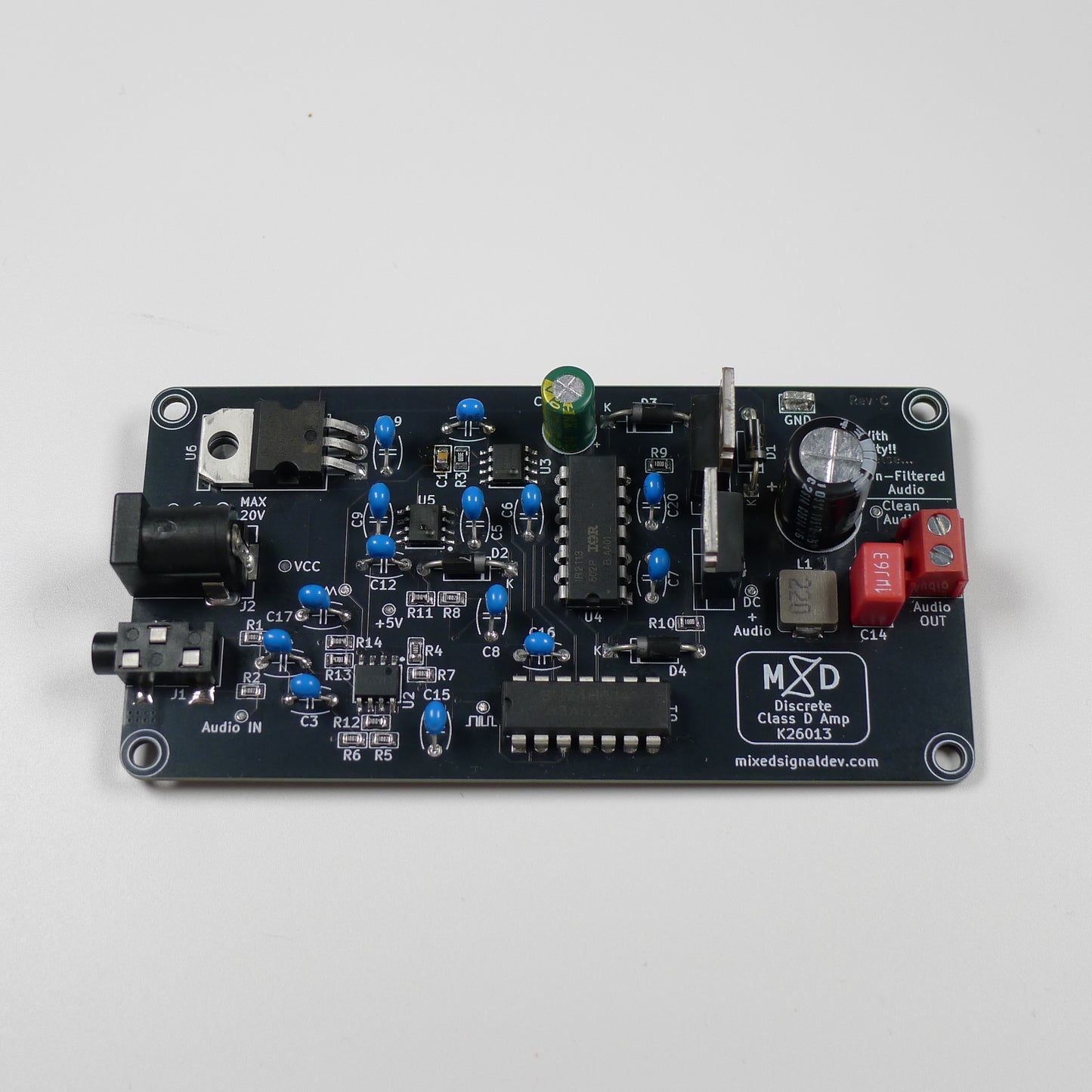 Discrete Class D Amplifier DIY Kit - Mixed Signal Development