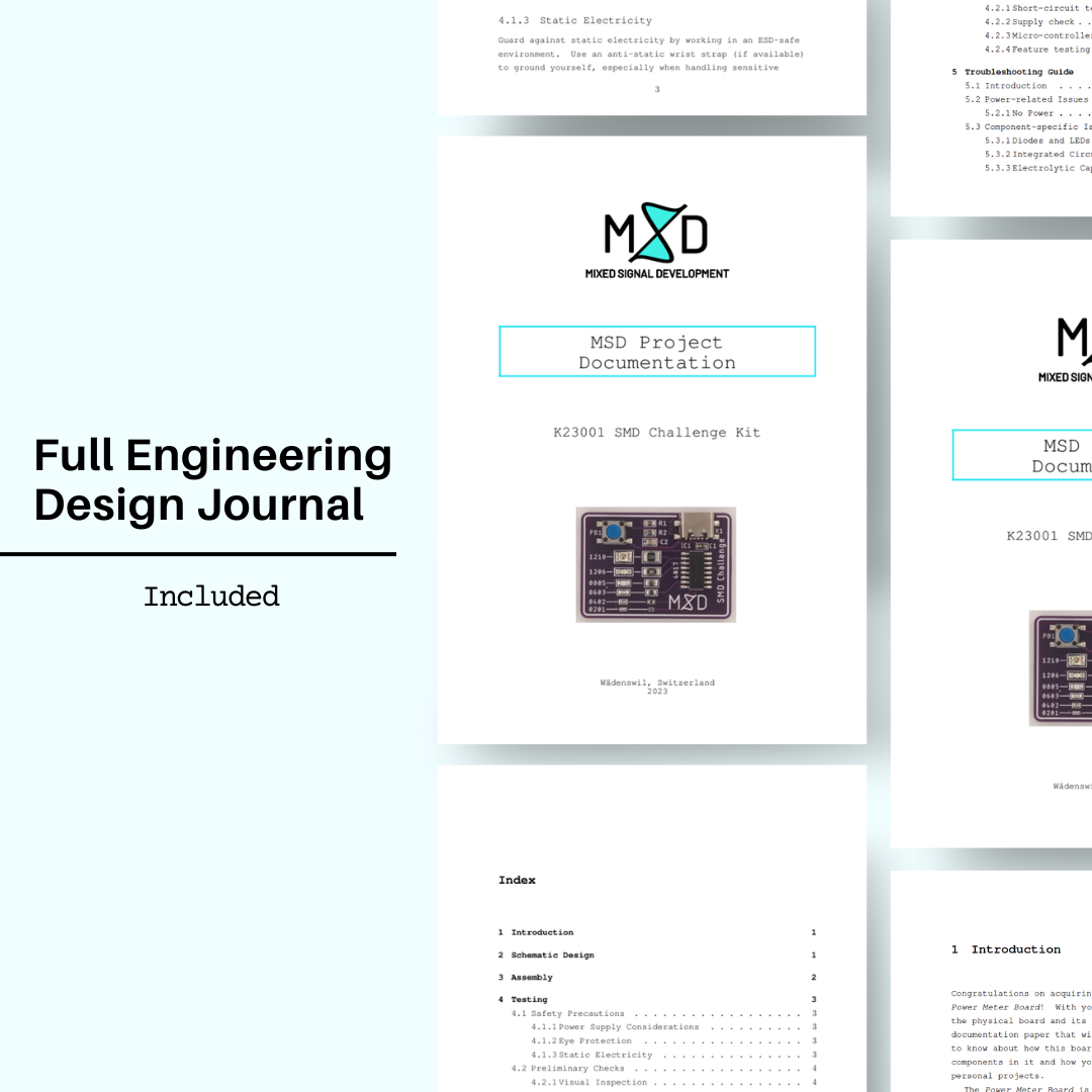 SMD Challenge Kit - Mixed Signal Development