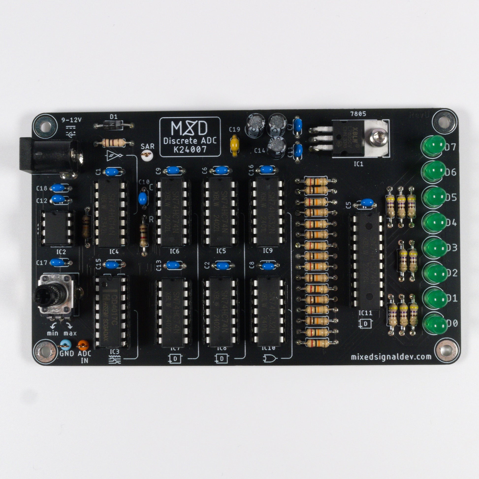 Discrete ADC DIY Kit - Mixed Signal Development