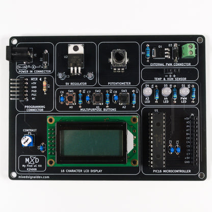 My First uC DIY Kit - Mixed Signal Development