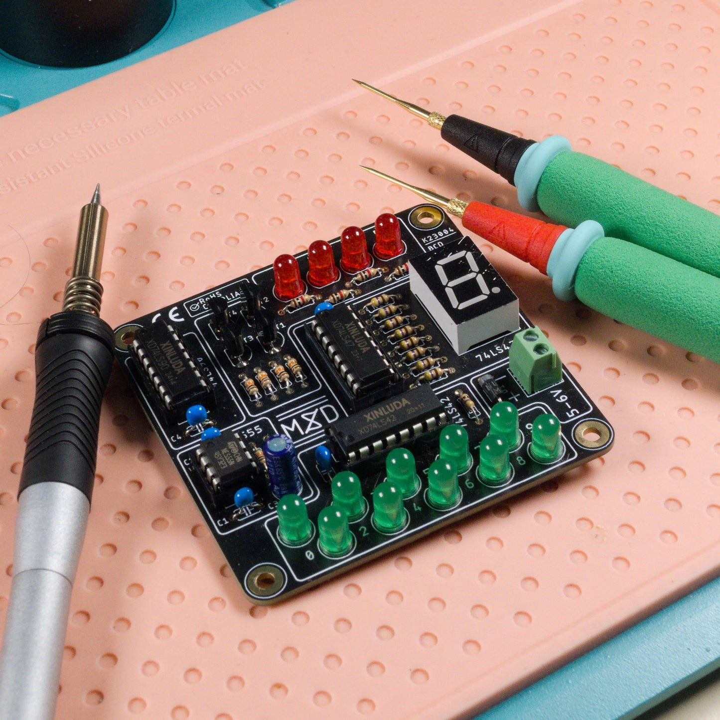 BCD Counter PCB Kit - Mixed Signal Development