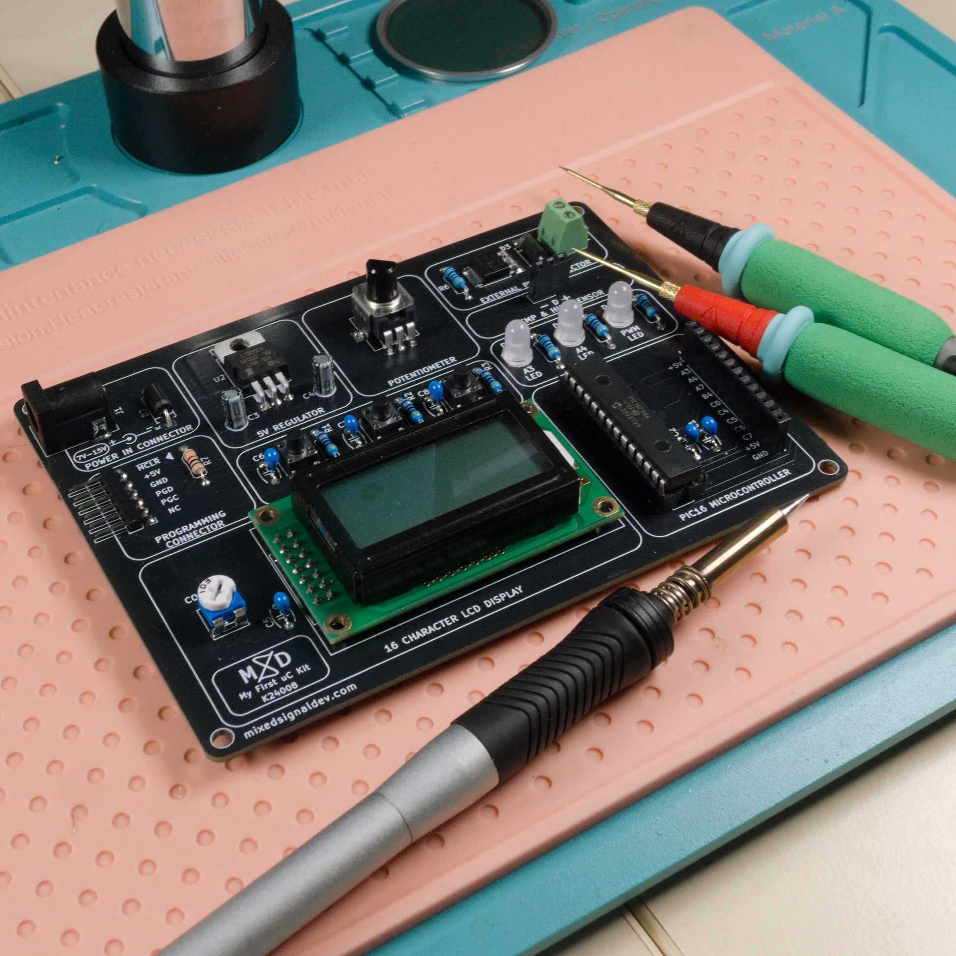 My First uC DIY Kit - Mixed Signal Development