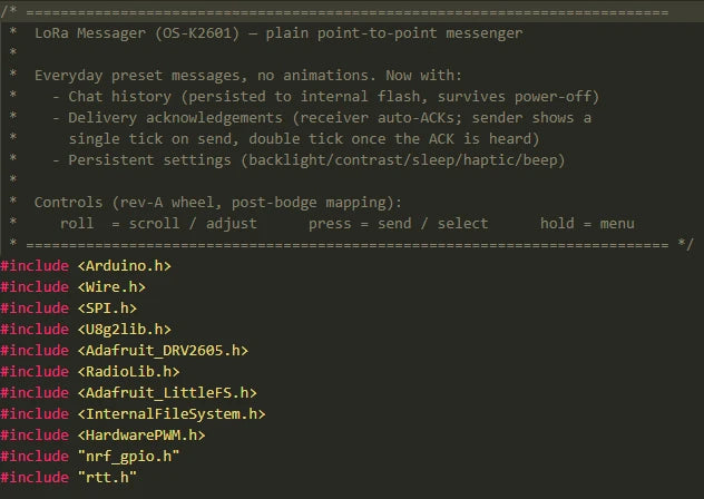 D.C.S firmware source code